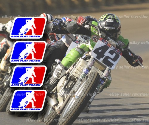Ama flat track decals - ama,